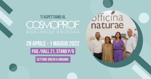 We will participate at COSMOPROF 2022 in Bologna
