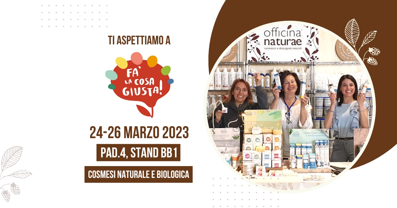 Officina Naturae a Fa' la cosa giusta! Milano 2023